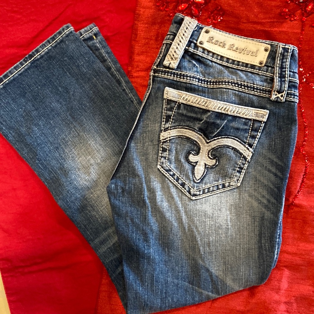 NWOT Rock Revival Alanis capri size 28